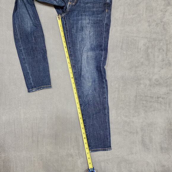 Banana Republic Skinny Jean Dark Wash Size 27 Mid Rise - Picture 8 of 8